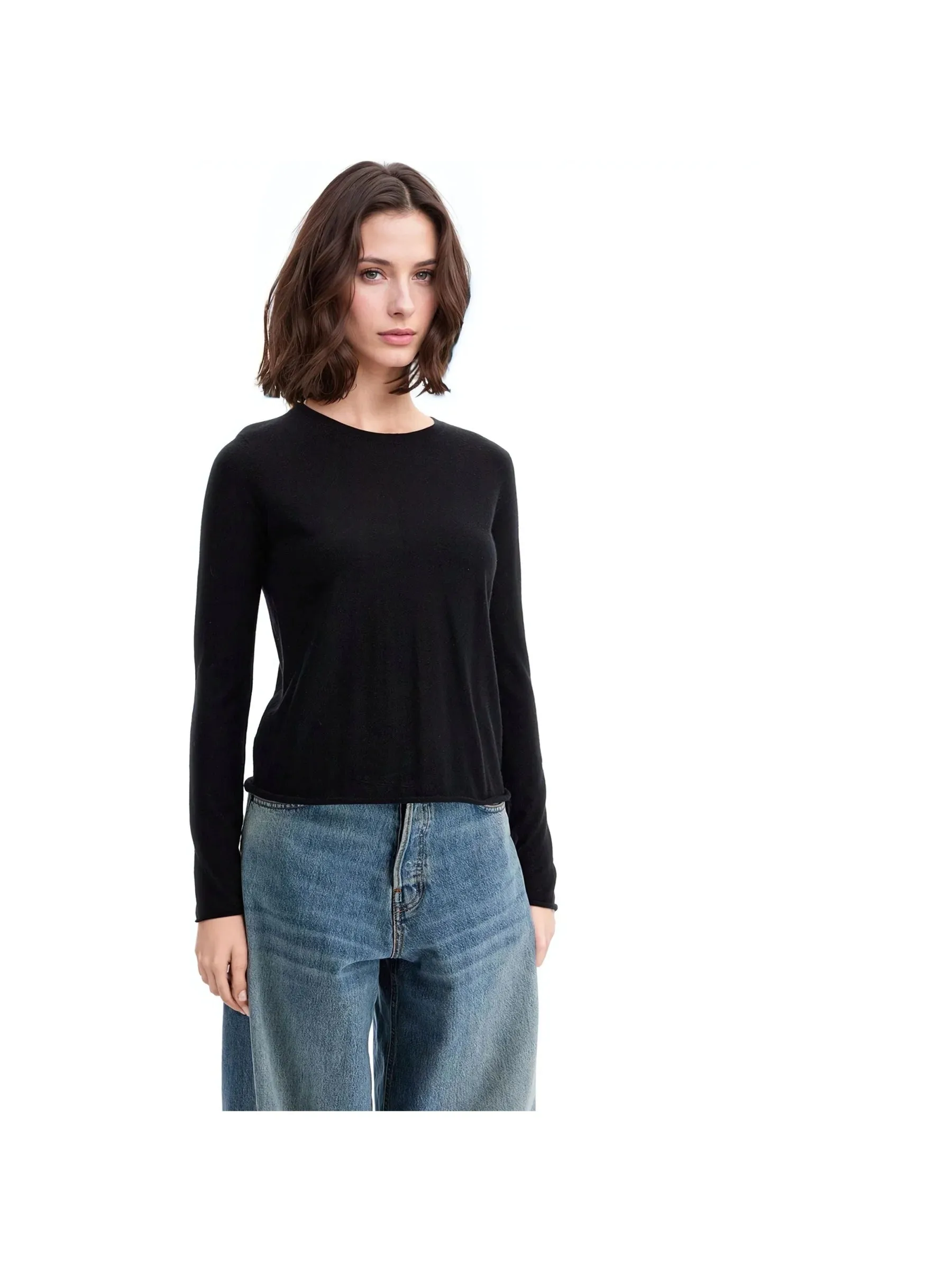 Alba Crewneck Cashmere Sweater