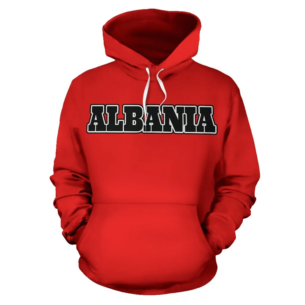 Albania All Over Hoodie - Coat Of Arm -  BN09