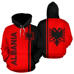 Albania All Over Hoodie - Straight Version - Bn04