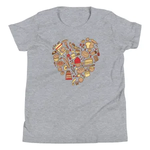 Baking Heart Kid's Youth Tee