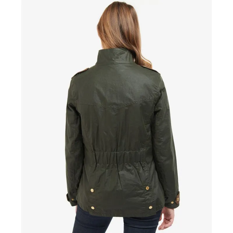 Barbour Premium Defence Ladies Wax Jacket - Archive Olive/Ancient