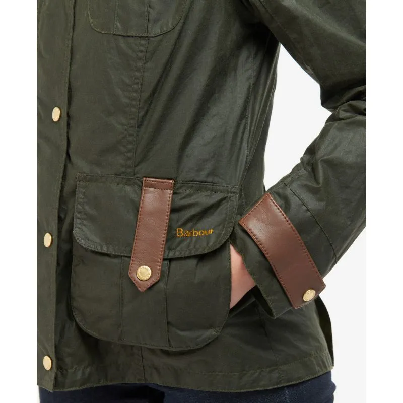 Barbour Premium Defence Ladies Wax Jacket - Archive Olive/Ancient