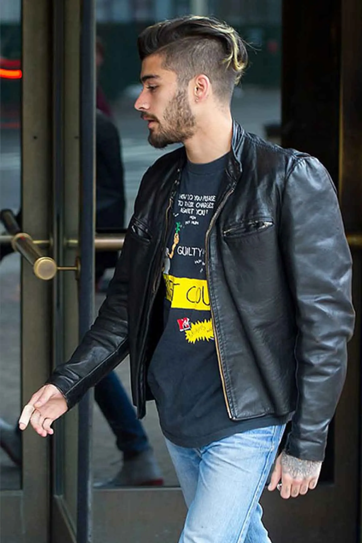 Best-Quality Zayn Malik Stylish Leather Jacket 2022 by TJS