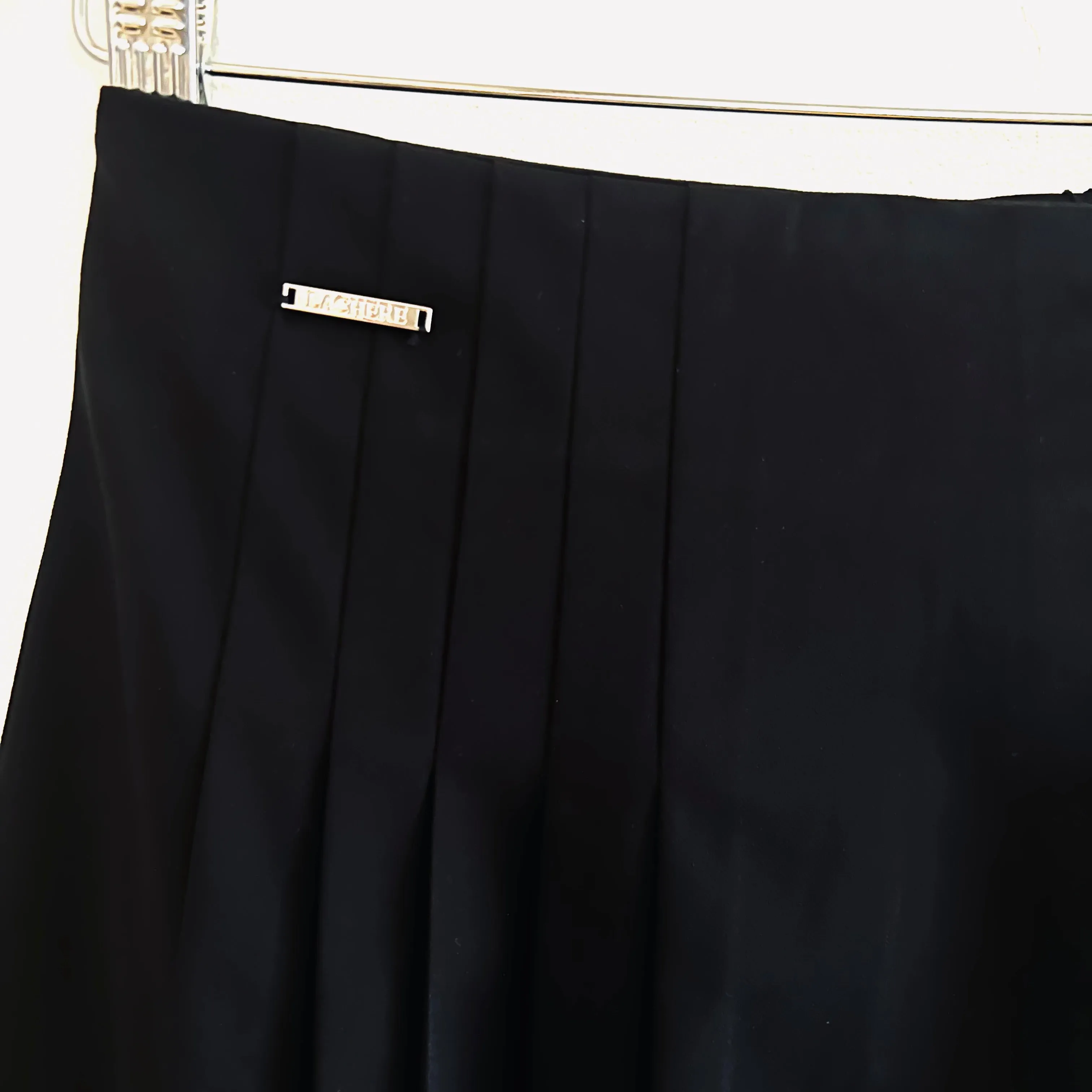 Black Pleated Skirts - Premium Jersey