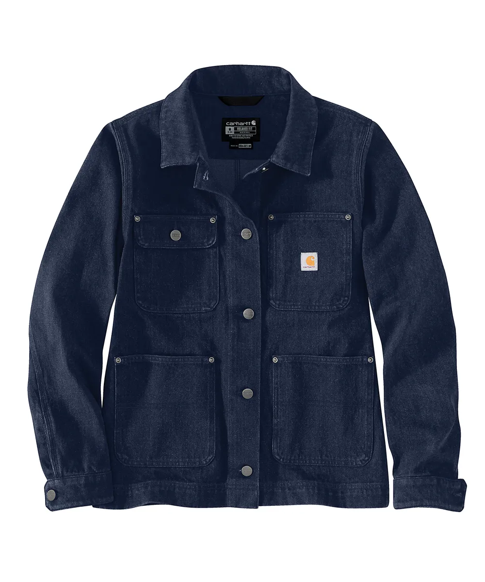 Carhartt Women's Denim Chore Coat - Basin Blue