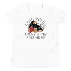 Cash Rules Everything Around Me Kid's Youth Tee