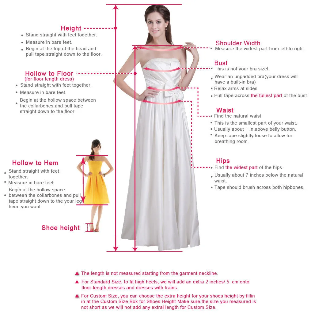 Charming V-neck Appliques A-line Evening Long Prom Dresses, PD0203