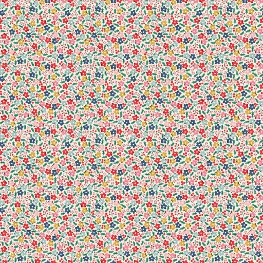 Elea Lutz - Oh What Fun - Holly Flowers in natural END OF BOLT