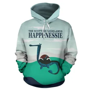 Happi-Nessie All Over Print Hoodie - BN15