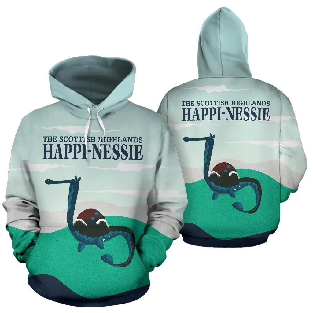 Happi-Nessie All Over Print Hoodie - BN15