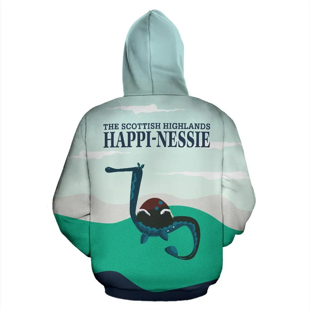 Happi-Nessie All Over Print Hoodie - BN15