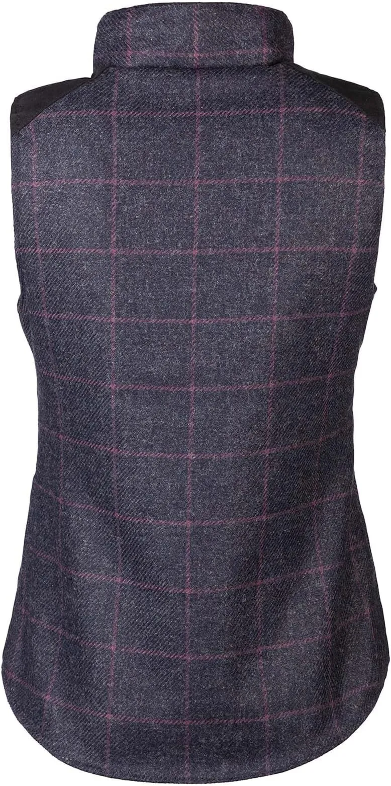 Haworth Tweed Waistcoat Navy Tweed