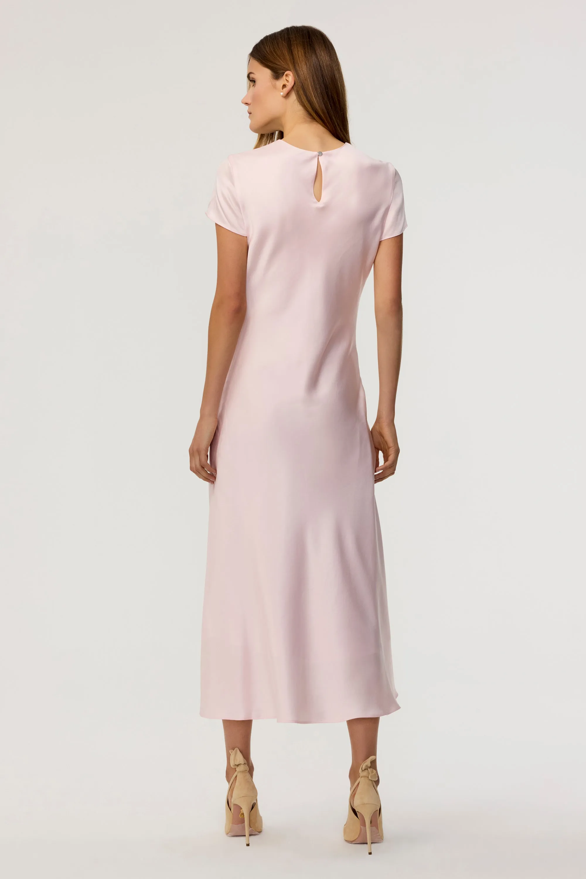 Luciana Silk Midi Dres