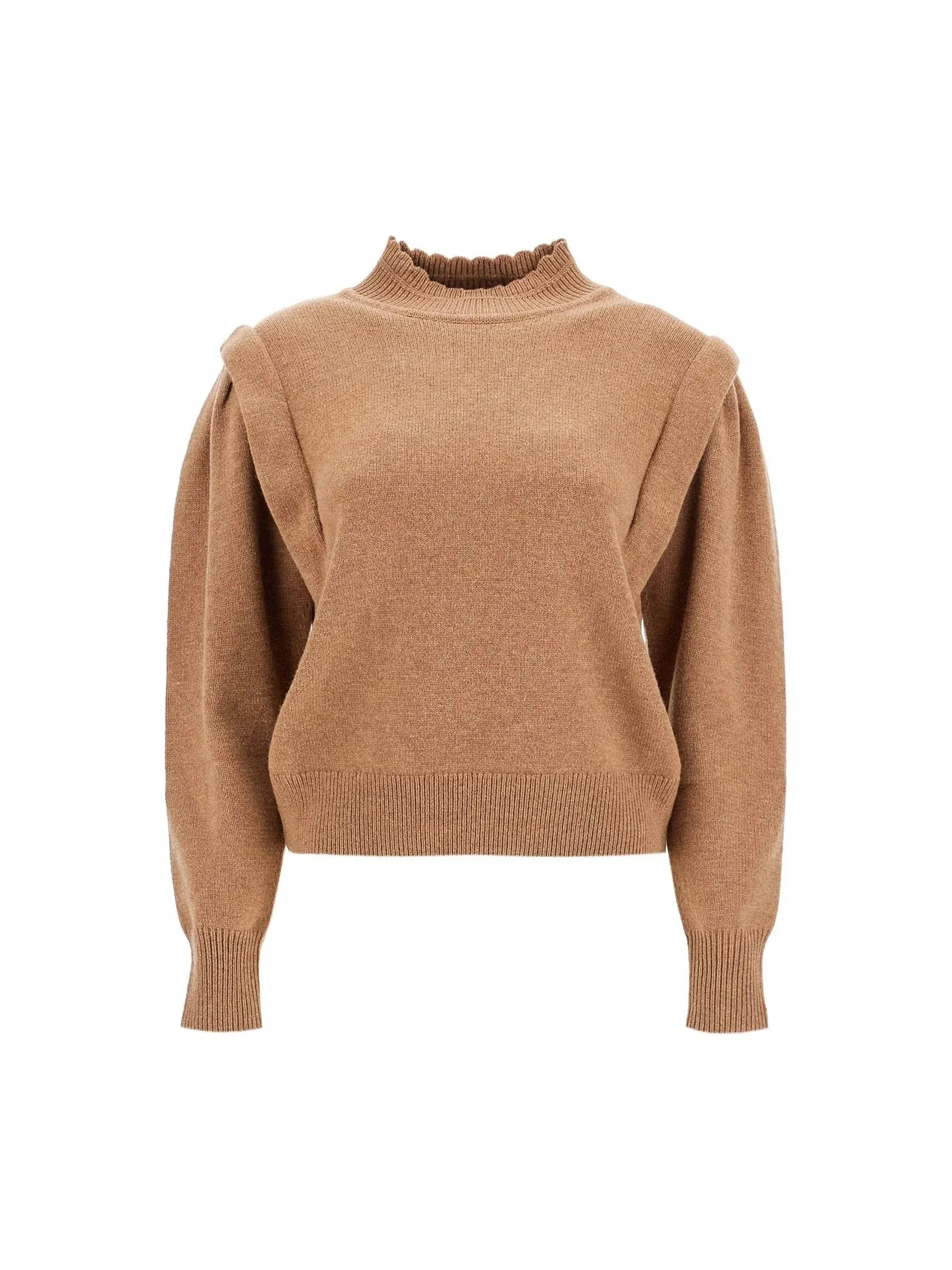 Lucile Scalloped Neck Sweater