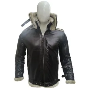 Men's Aviator B3 Bomber Faux Shearling Jacket