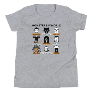 Monsters Of The World Kid's Youth Tee