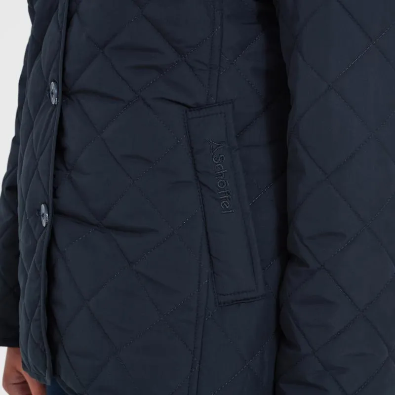 Schoffel Lyddington Ladies Quilted Jacket - Navy