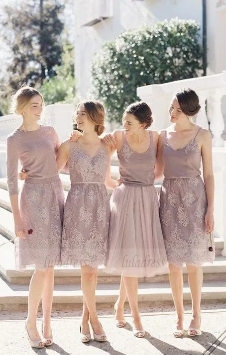 Short Bridesmaid Dress, Charming Bridesmaid Dress