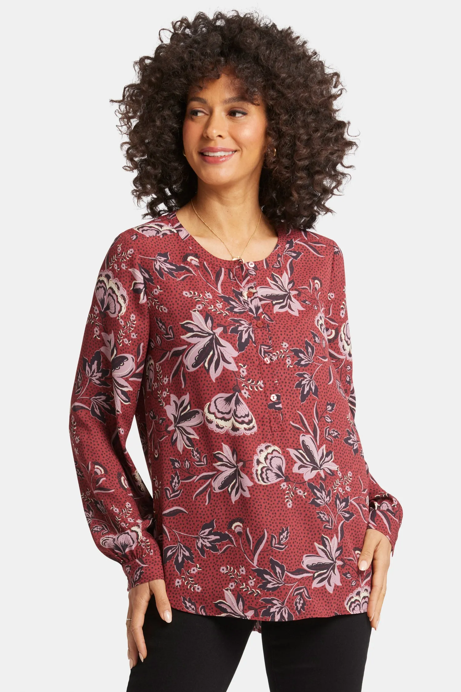 Simone Blouse - Rosa Blooms