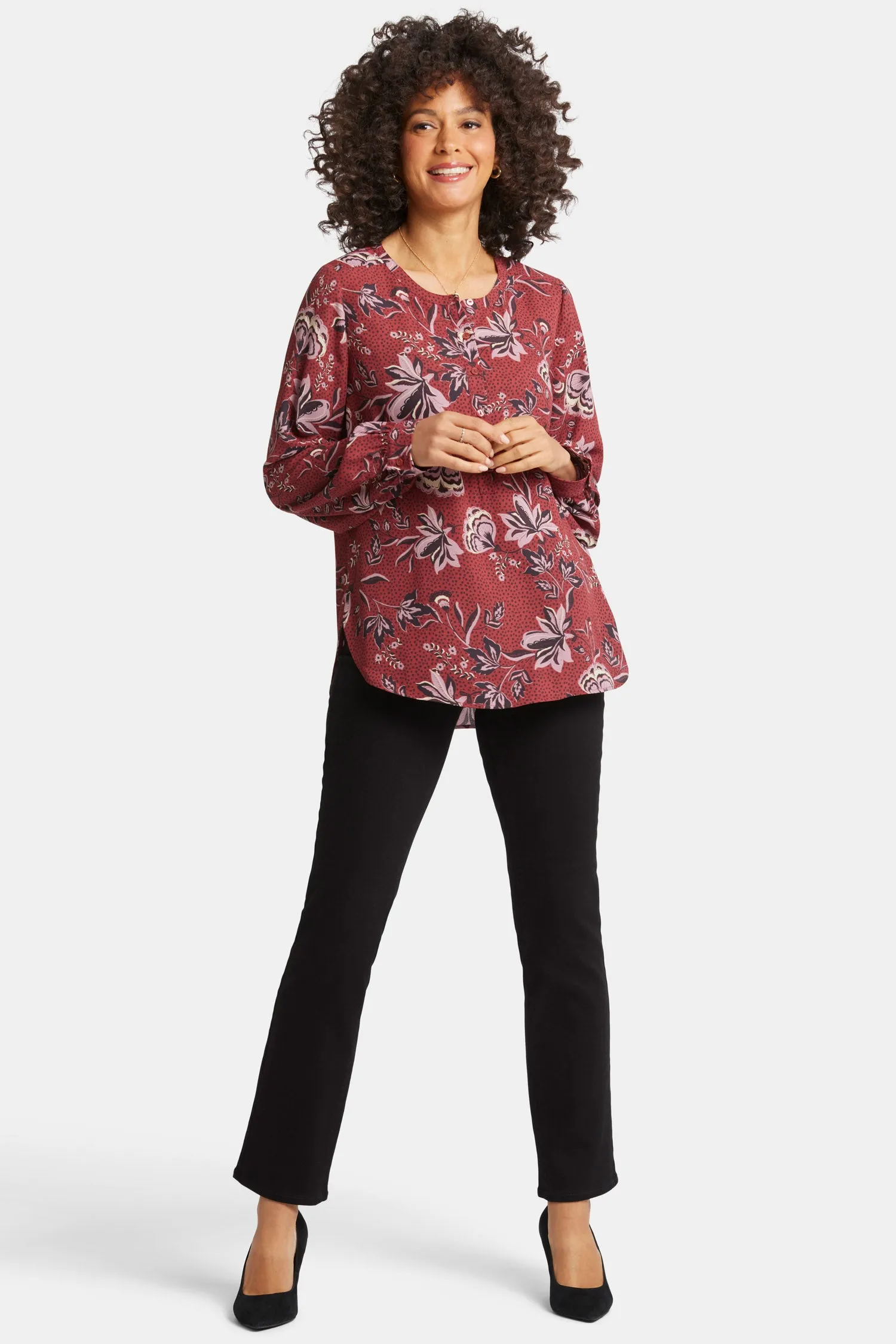 Simone Blouse - Rosa Blooms