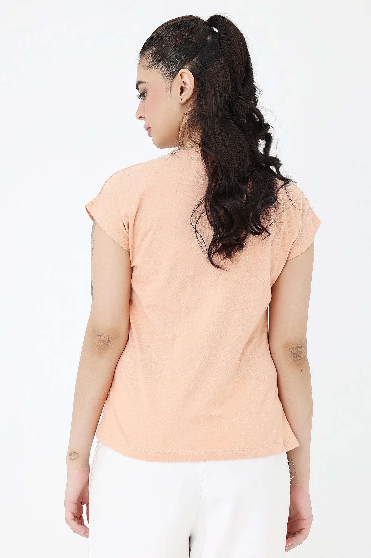 SOFT BREEZE T-SHIRT-APRICOAT