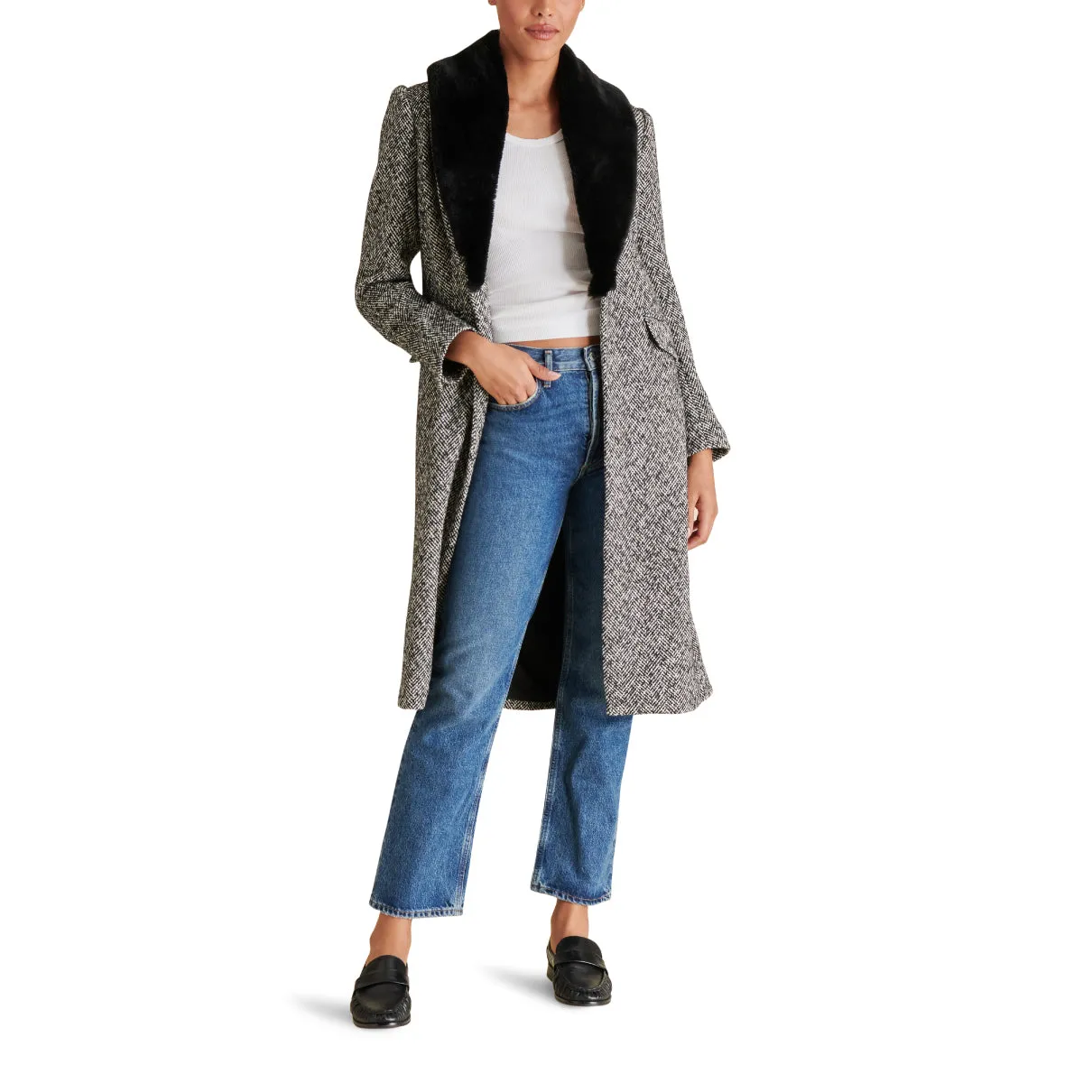 Steve Madden Dienne Tweed Coat