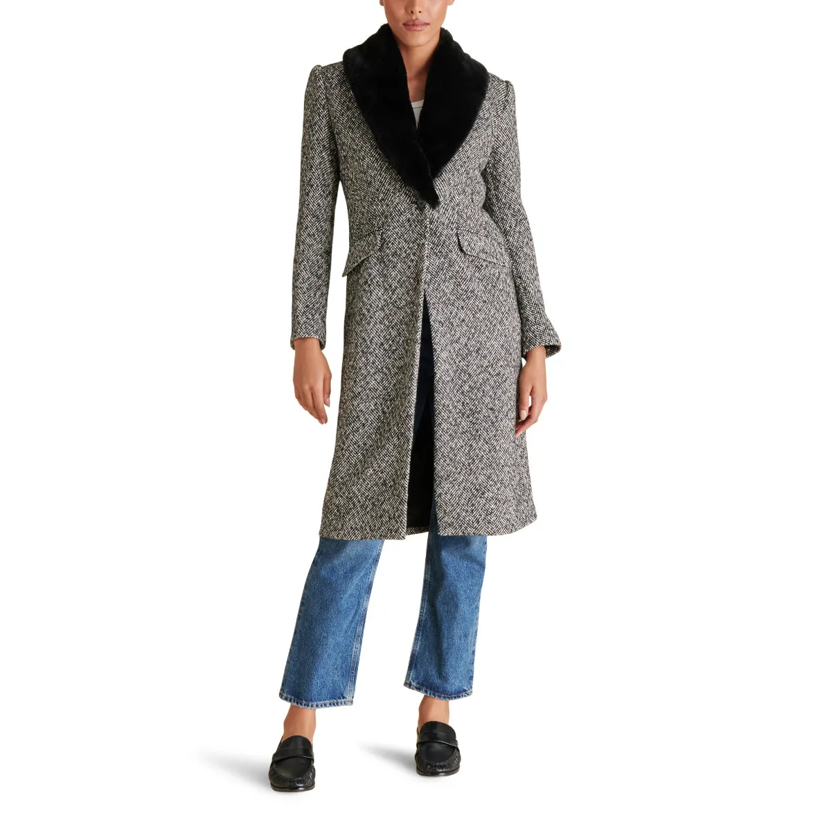 Steve Madden Dienne Tweed Coat