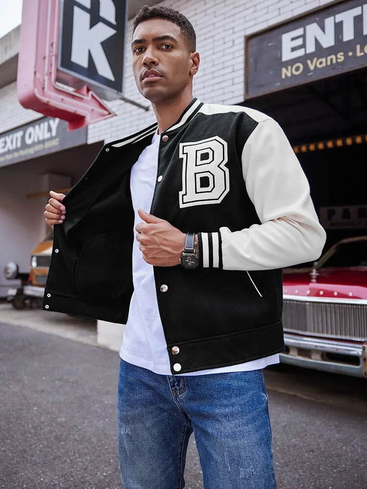 Stylish Letter Baseball Varsity Jackets (US Only)