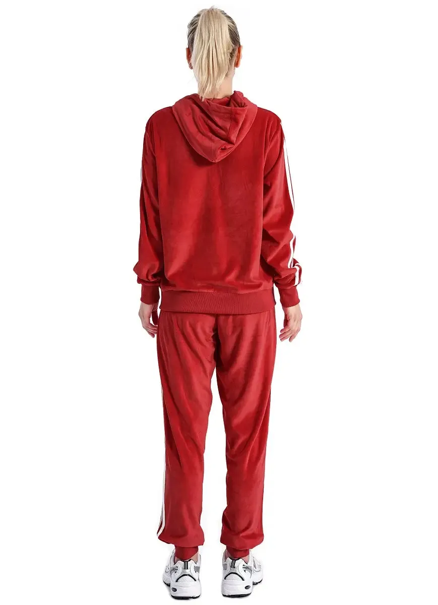 Velour Tracksuit Plus Size