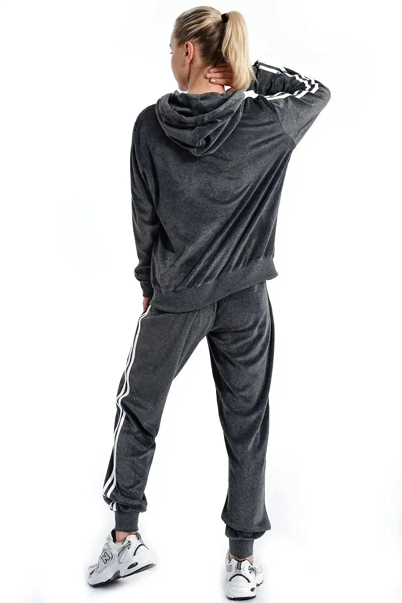 Velour Tracksuit Plus Size