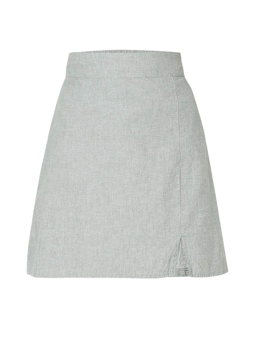 Vero Moda Linen Blend Western Skirt Green