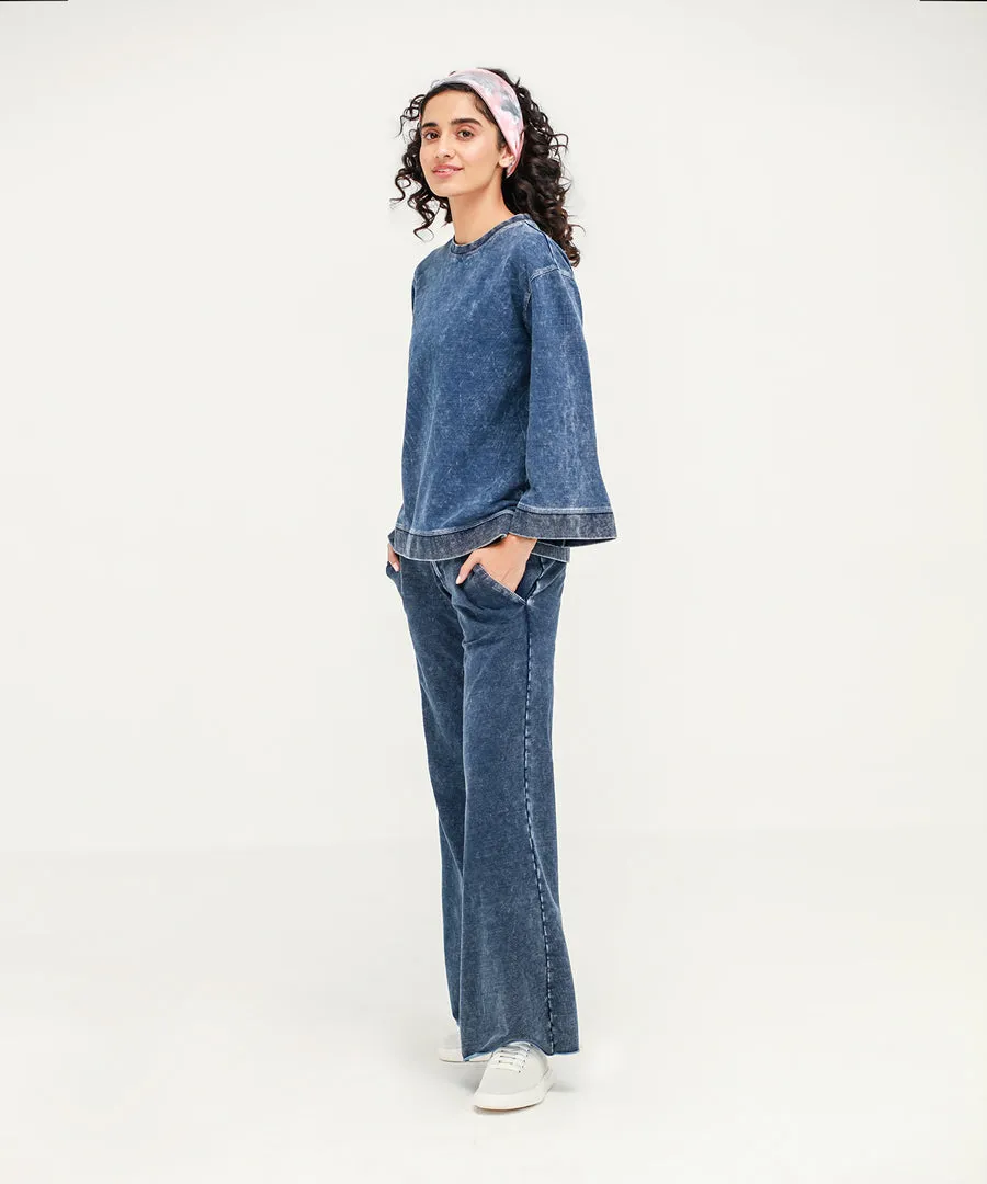 Women's Denim Flare Pants