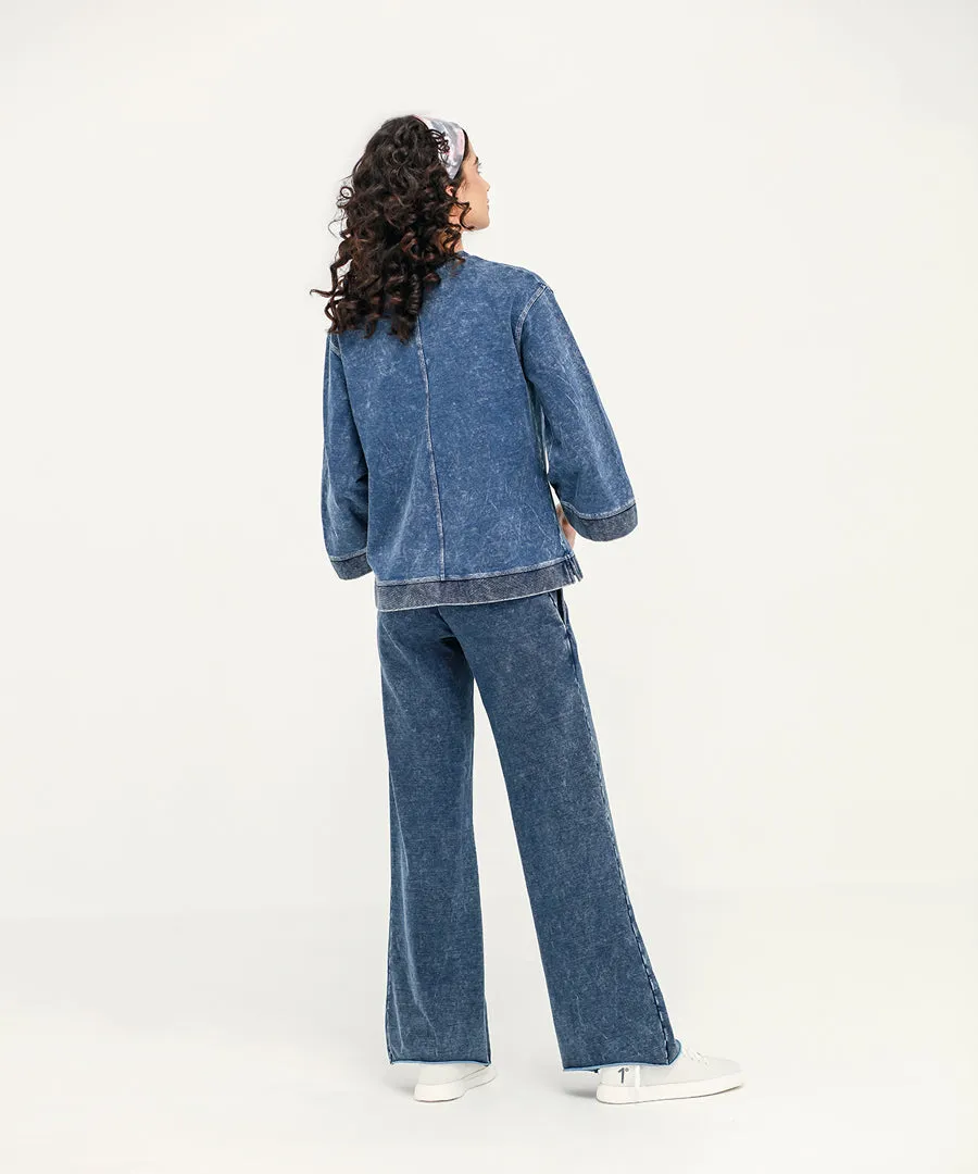 Women's Denim Flare Pants